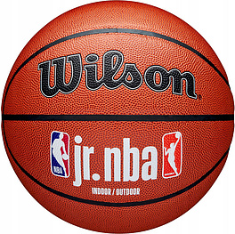 Мяч баск. WILSON JR.NBA Fam Logo Indoor Outdoor, WZ2009801XB6, р.6 композит, бутил. кам., коричневый